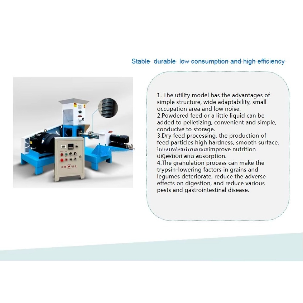 Fish Food - Schwimmende Fischfutter-Pelletiermaschine, Extruder für schwimmendes Futter,