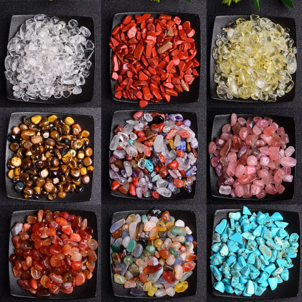 Fish Tank Gravel - Naturstein Achat Polierter Kies Reiki Heilkristall