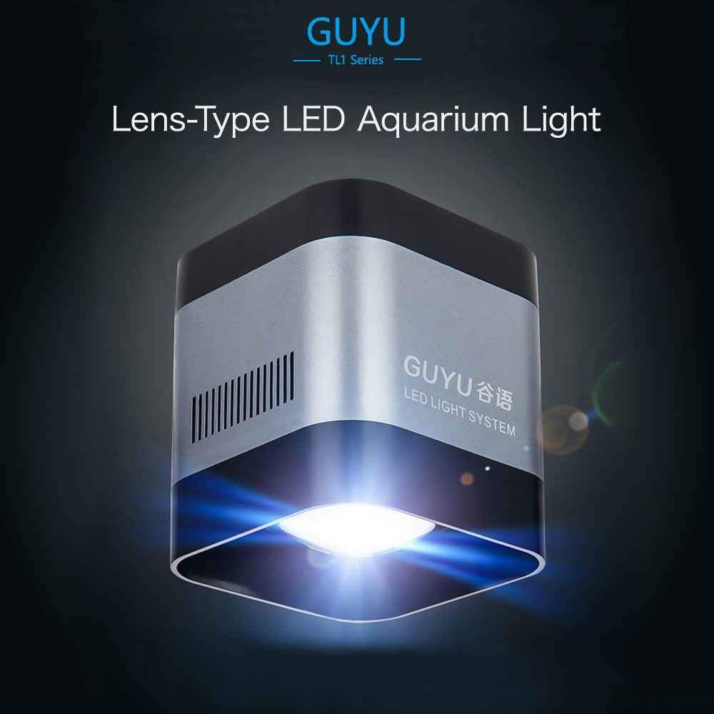 Aquarium Light - GUYU WRGB Vollspektrum-Aquarium-LED-Licht 4700K Sonnenlicht-Simulation Hoher