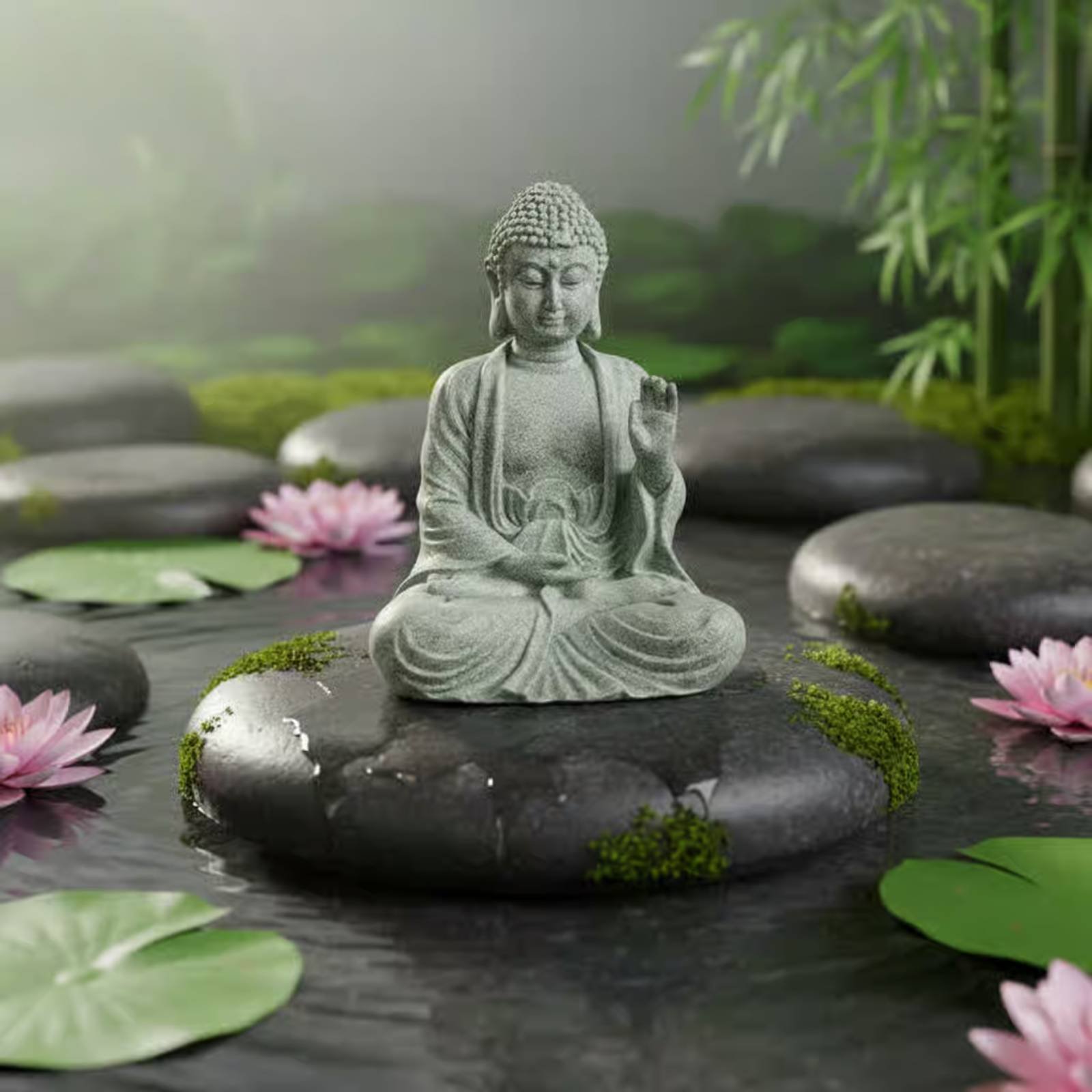 3-teiliges Stein-Buddha-Deko-S – Aquarium Decor Bewertung und Preis