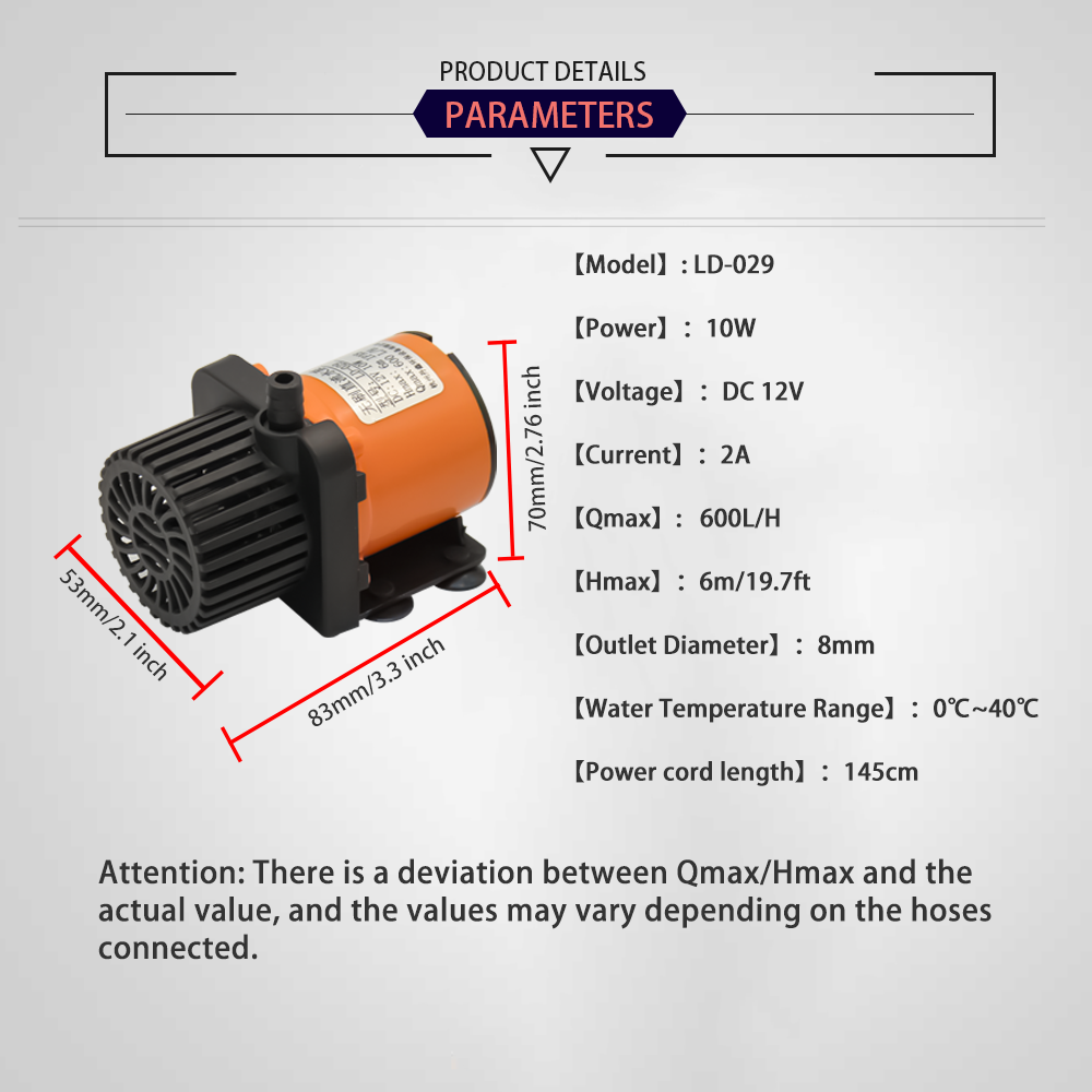 12V DC bürstenlose kleine Tauc – Aquarium Pump Bewertung und Preis
